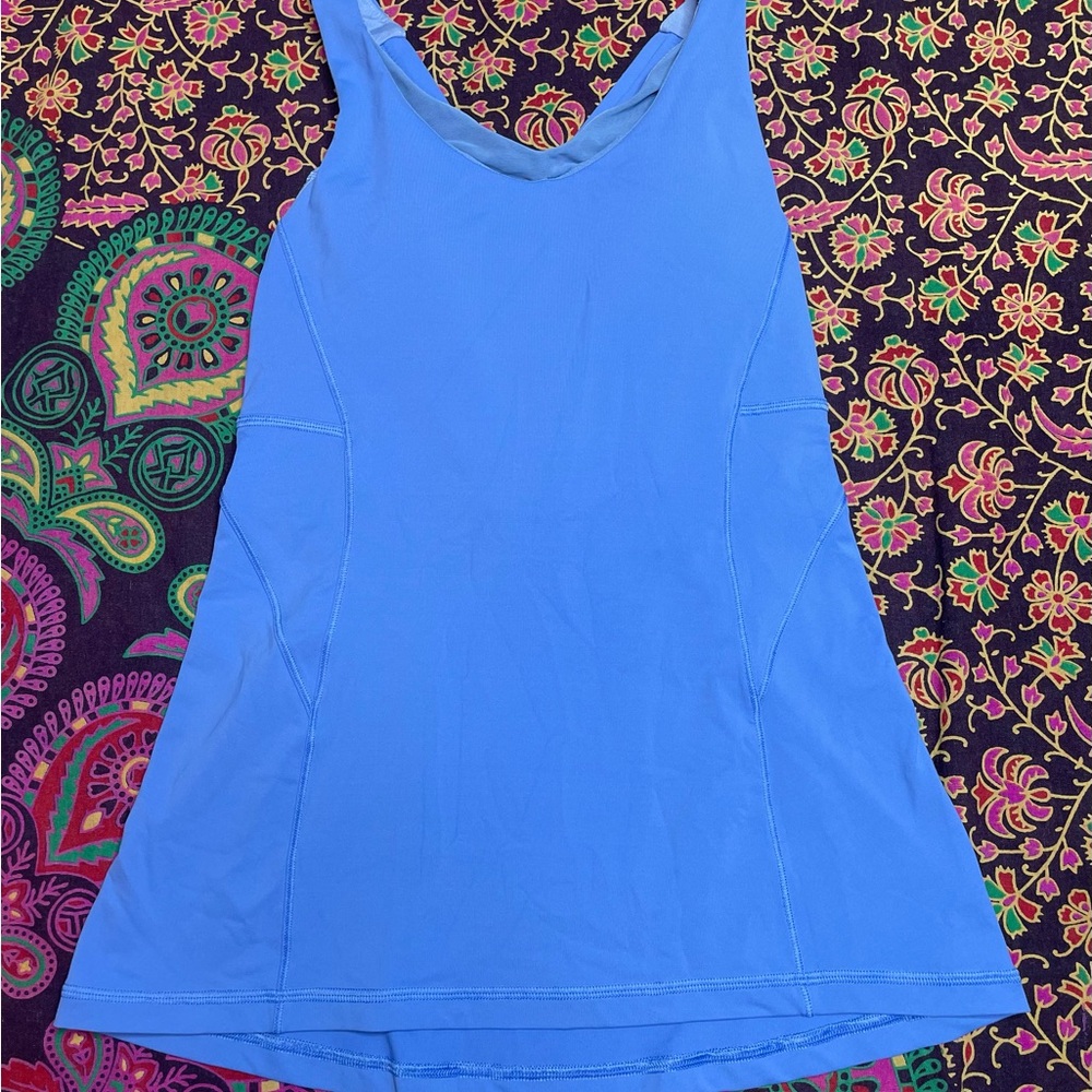 Women's Blue Sleeveless Top
